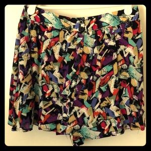 Vintage pattern skort!